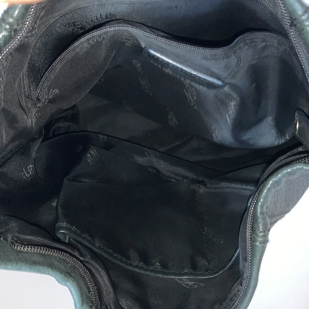 Fossil Bag Black Pebbled Leather Charcoal